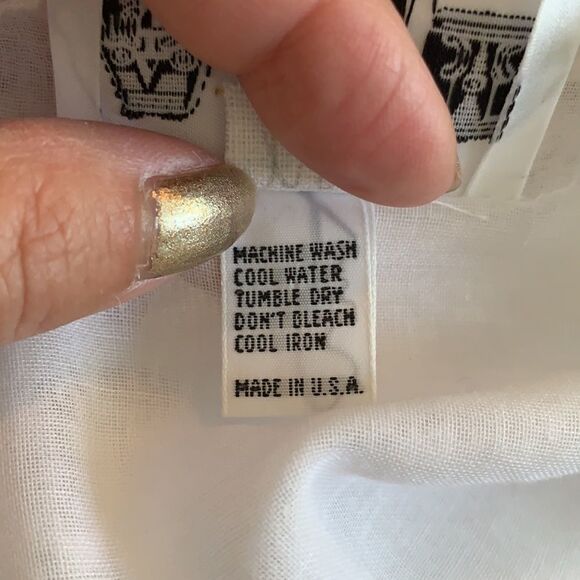 Vtg ACT 1 white drop waist cottage core dress - Picture 11 of 11